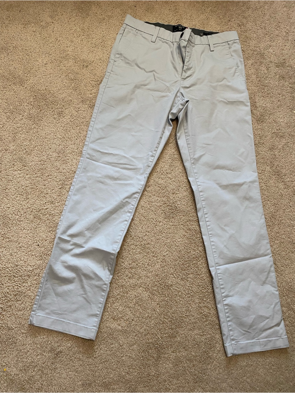 Dockers Light Gray Men's Chinos - Classic Straight
